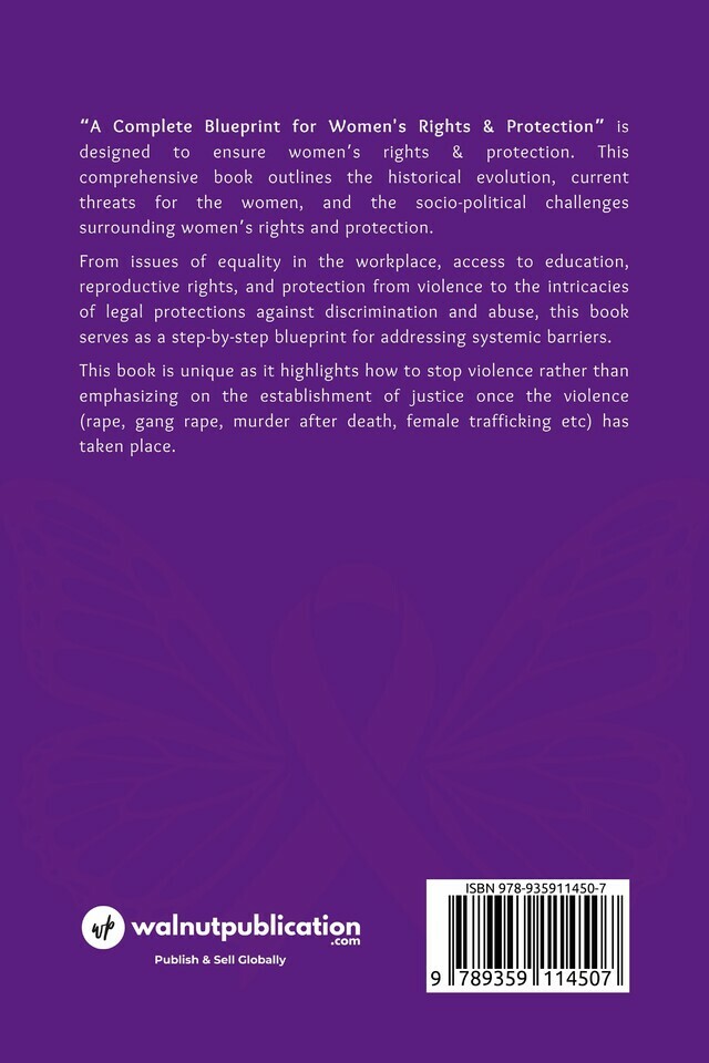 A Complete Blueprint for Women's Rights & Protection back cover view