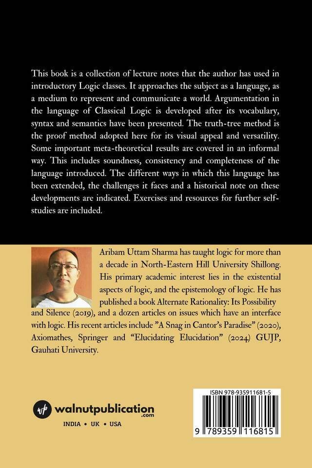 Logic as Language: Lecture Notes on Classical Logic back cover view
