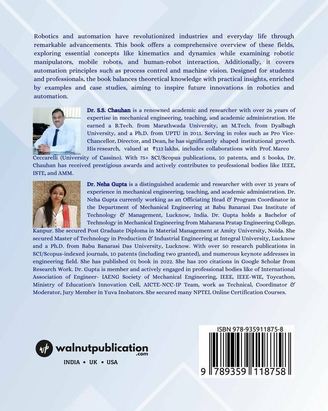 Automation and Robotics back cover view