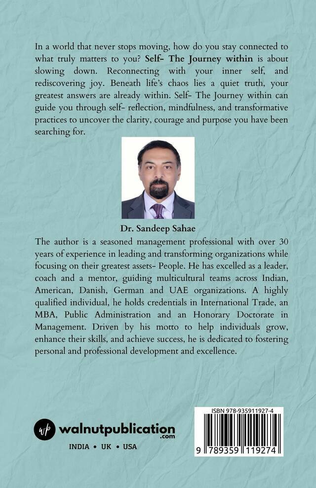 SELF-The journey within back cover view