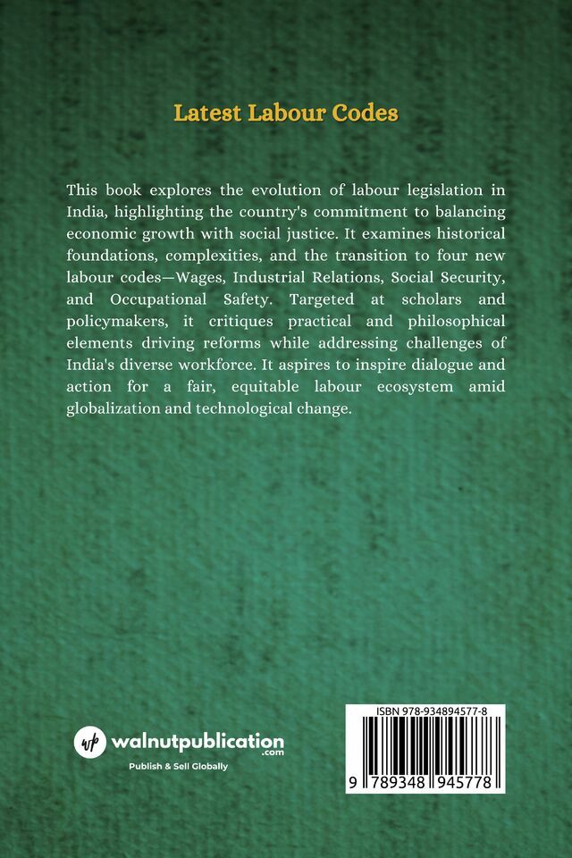Latest Labour Codes back cover view