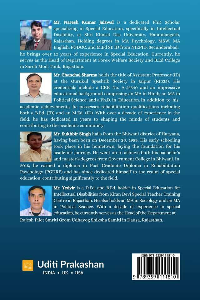 Disabilities and Intervention back cover view