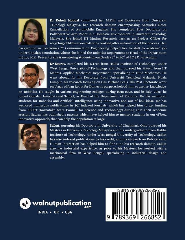 Robotics and Artificial Intelligence: Grade 9, ICSE Curriculum (In Accordance with NEP 2.0) back cover view