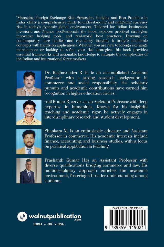 Managing Foreign Exchange Risk- Strategies, Hedging and Best Practices in India back cover view