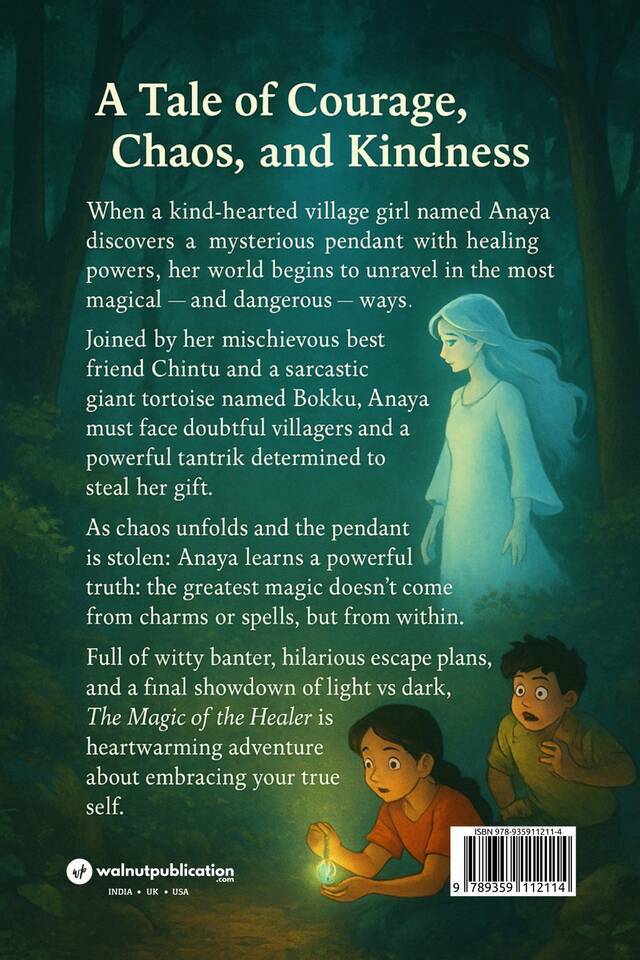 The Magic Of The Healer back cover view