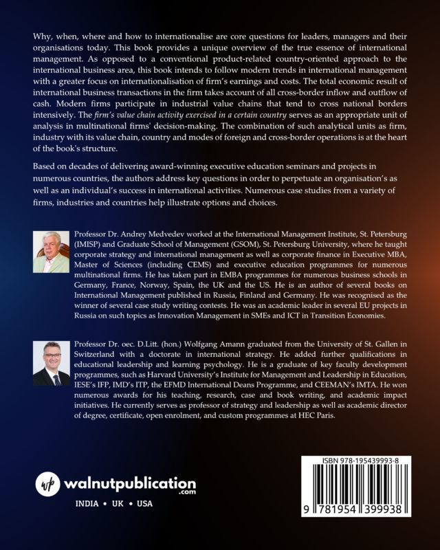 The Essence of International Management back cover view