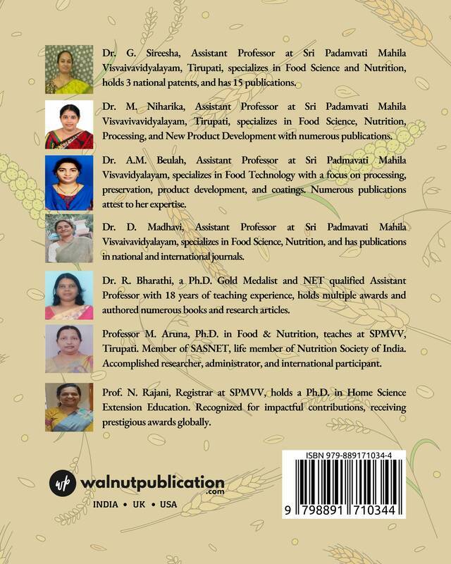 Millets: The Trending Ancient Grains and Innovative Technologies in Food Sector back cover view