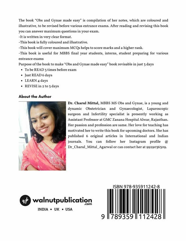 Obs and Gynae made easy back cover view