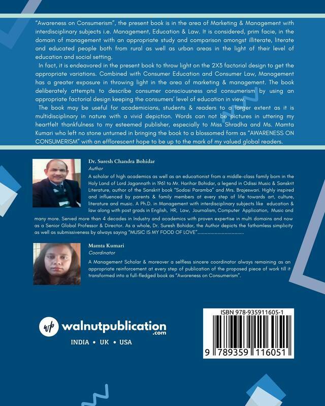 Awareness on Consumerism back cover view