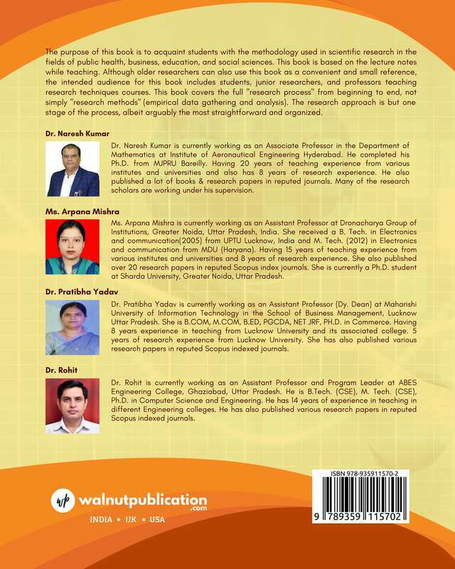 Research Process and Methodology back cover view
