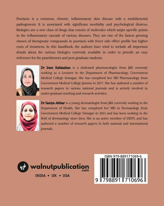 Handbook of Biologics in Psoriasis back cover view