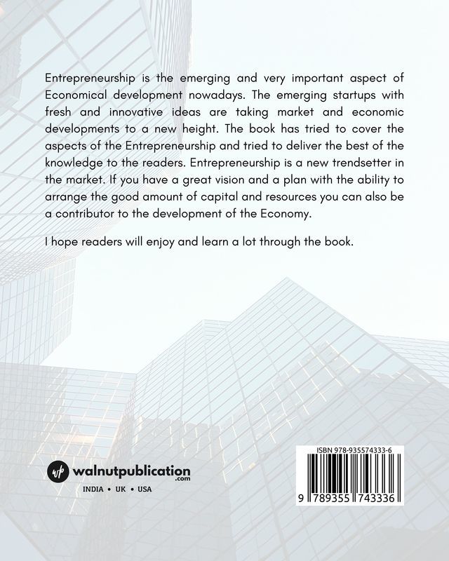 Udhyamita Vikas Ki Anivaryata back cover view