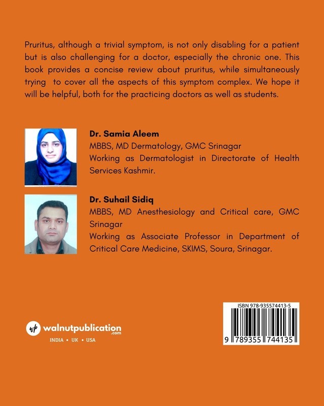 Handbook of Pruritus back cover view