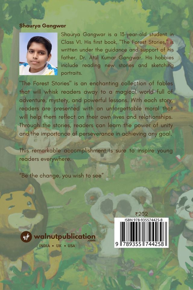 The Forest Stories back cover view