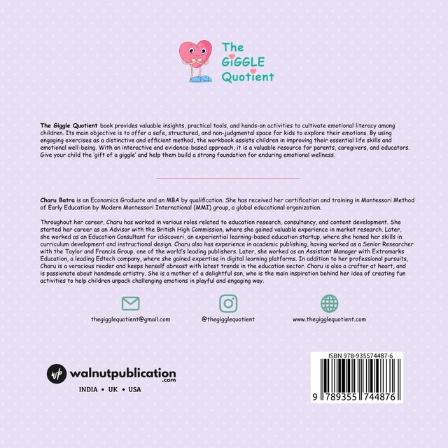 The Giggle Quotient back cover view