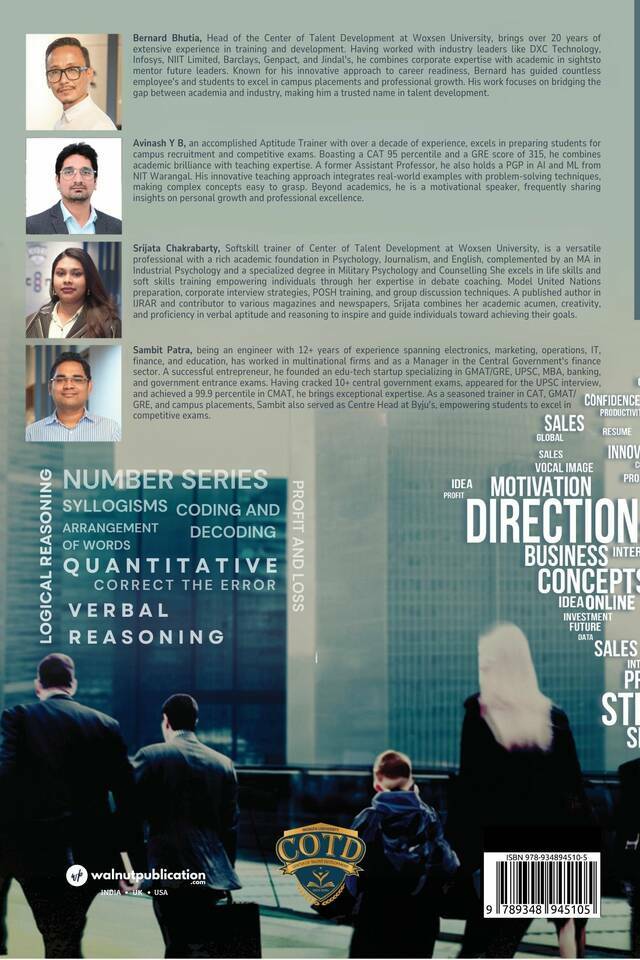 Career Connect - Handbook to campus placements back cover view