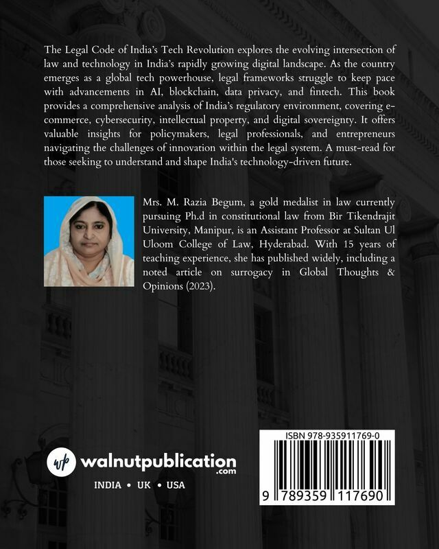 The Legal Code of India's Tech Revolution back cover view