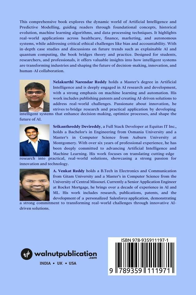 Learning Machines: The Evolution of AI and Predictive Models back cover view