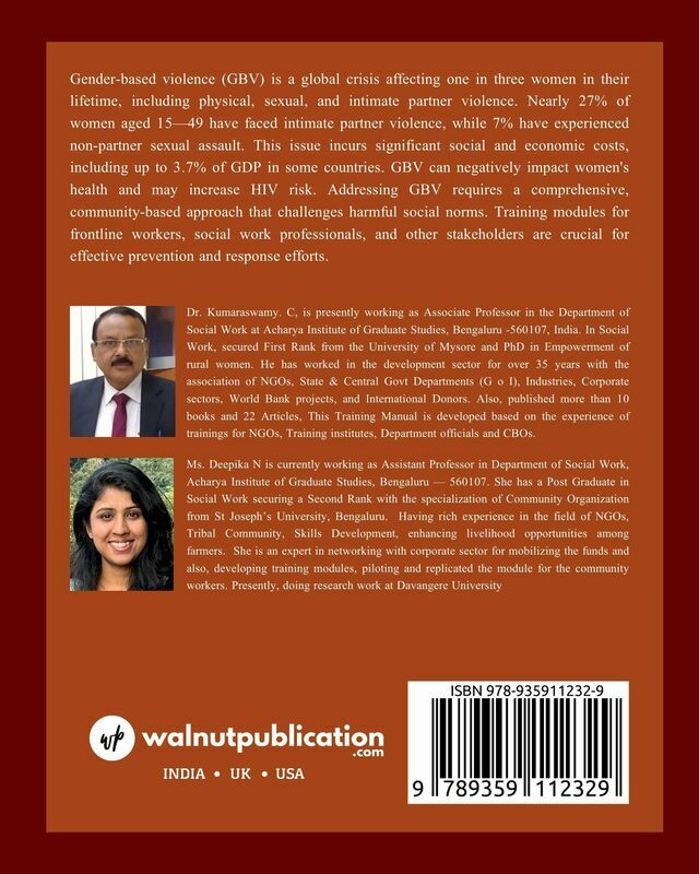 Gender Based Violence and Rights back cover view