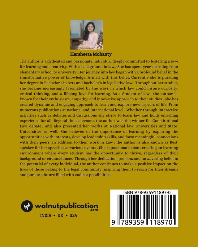 The Unspoken Injustice back cover view