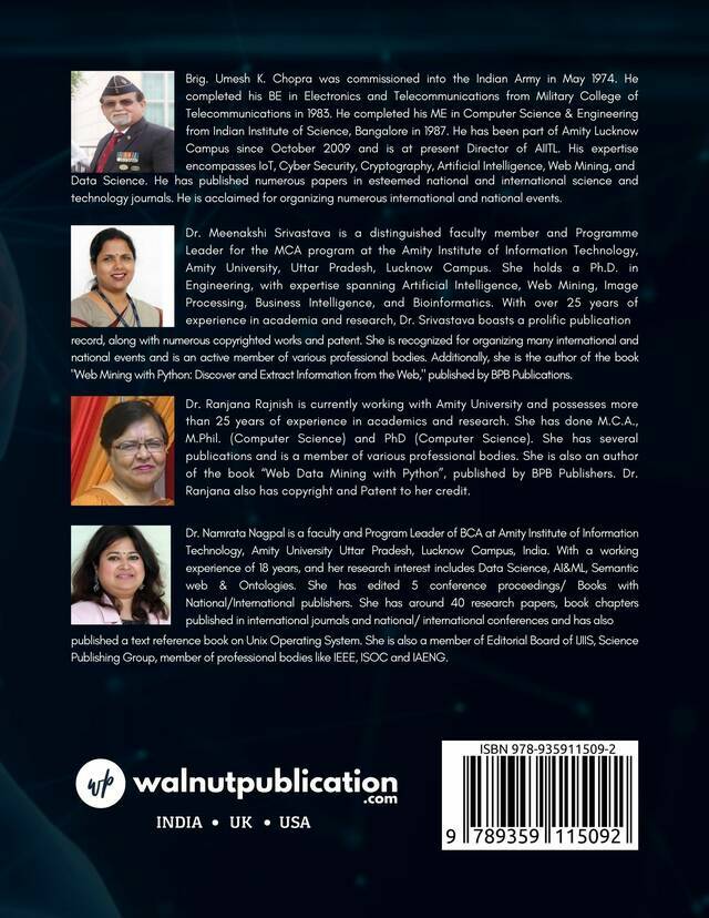 Harnessing AI for Healthier Future and Sustainable Well being back cover view