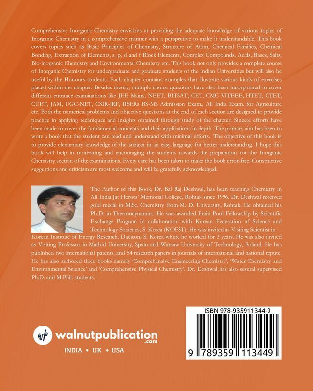 Comprehensive Inorganic Chemistry back cover view