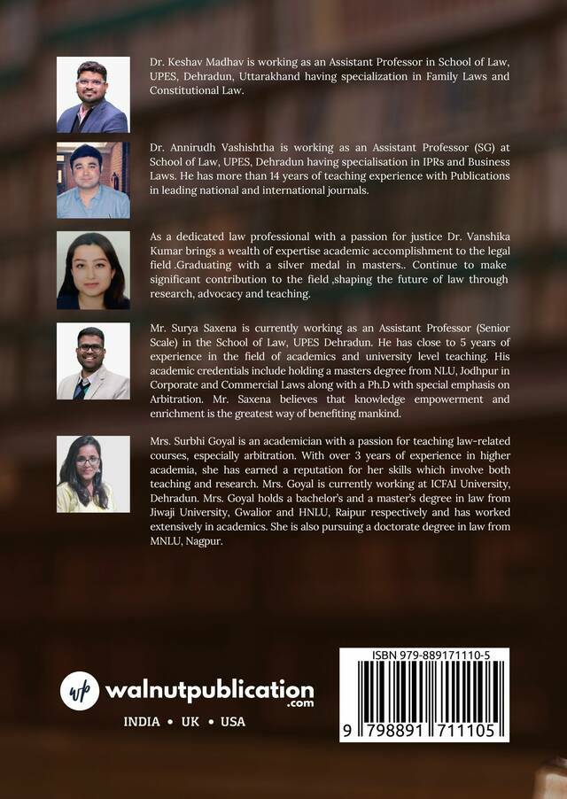 Legal Crossroads: Navigating Current Issues in Law and Society back cover view