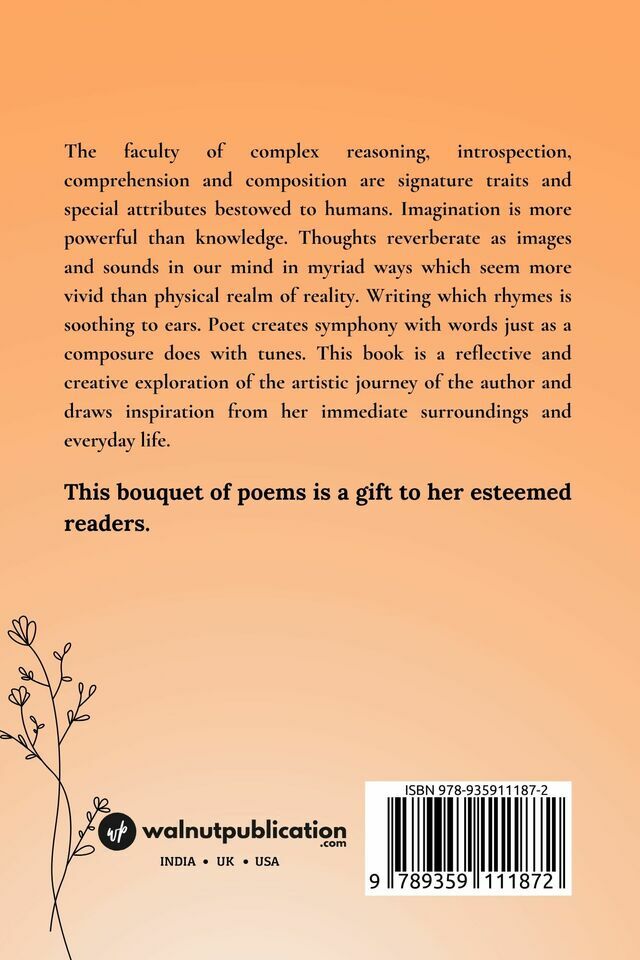 Reflection & Echoes: A Bouquet of Poems back cover view