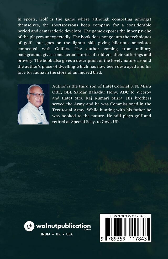 Golf, Army and Other Short Stories back cover view