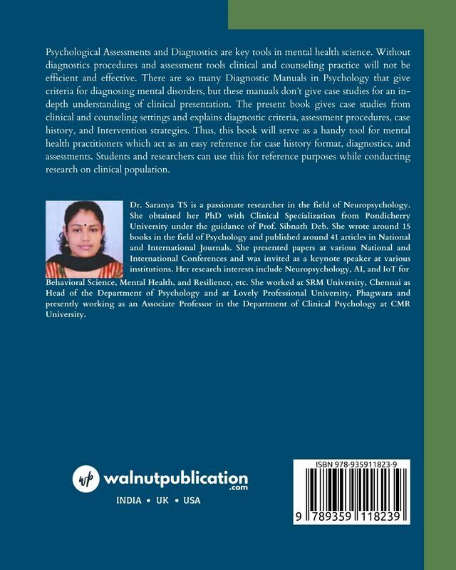 Psychological Assessments with Case Studies back cover view