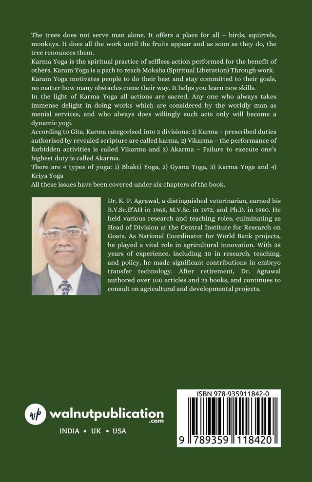 Trees are the Greatest Karma Yogis back cover view