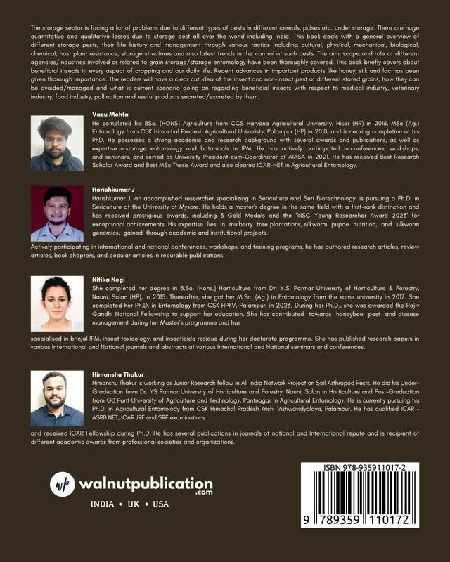 Storage Entomology and Beneficial Insects: An Overview back cover view