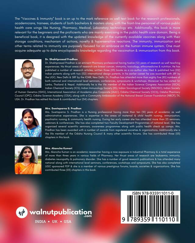 Vaccines & Immunity back cover view
