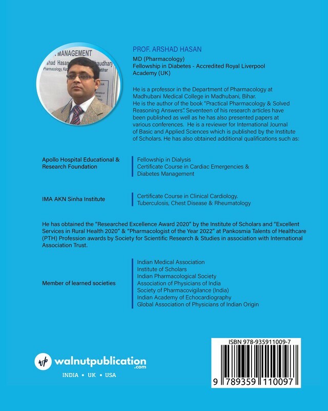 Clinical Pharmacology of Diabetes Management back cover view