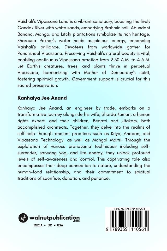 Vaishali - A City of Vipasana back cover view
