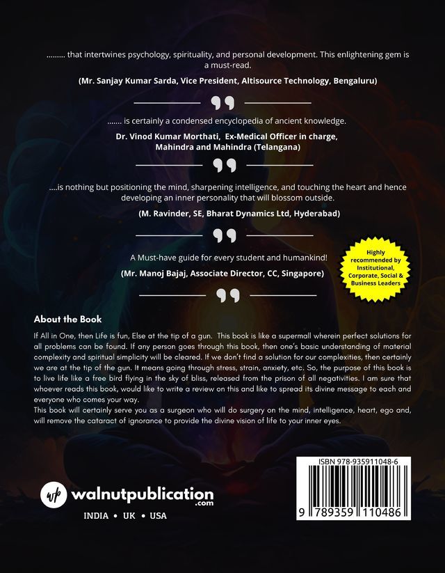Enhancing Personality Perfect Spirituality back cover view