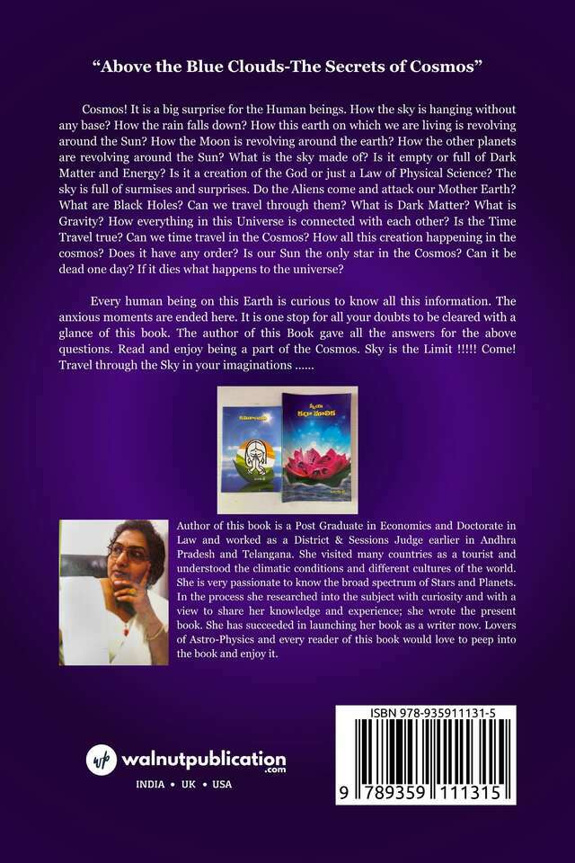 Above the Blue Clouds: The Secrets of Cosmos back cover view