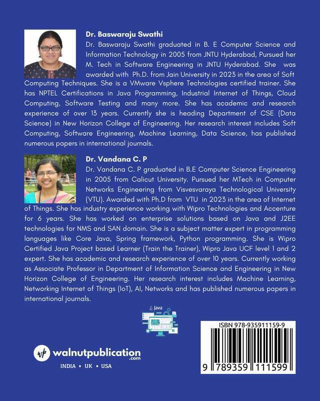 Advanced Java Programming for Enterprise Building back cover view