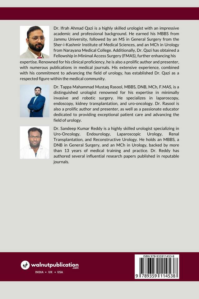 Patient Education in Urology: A guide for urologists back cover view