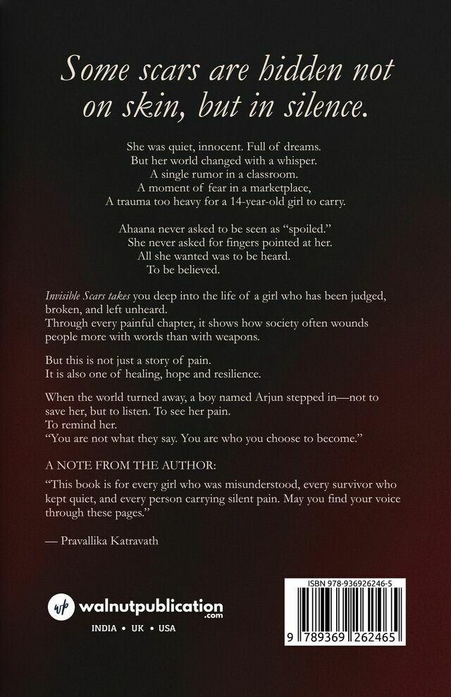 Invisible Scars back cover view