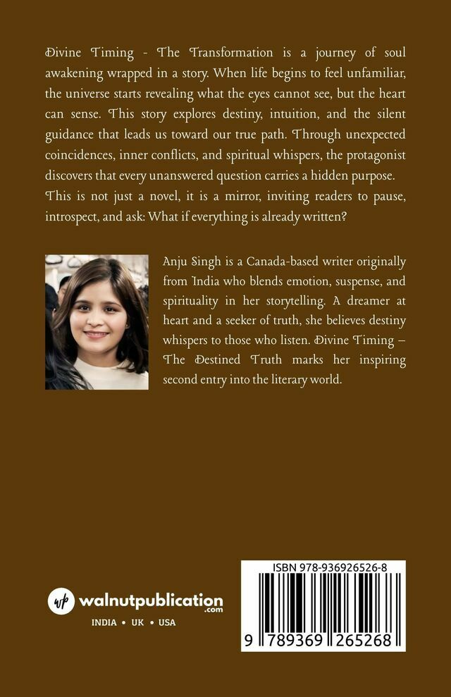 Divine Timing - The Transformation (Vol-2) back cover view