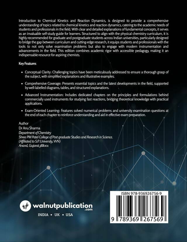 Introduction to Chemical Kinetics and Reaction Dynamics back cover view