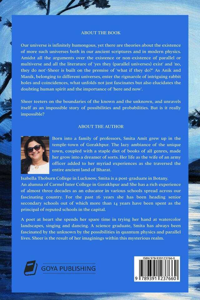 SHEER - THE BLUE HAZE back cover view