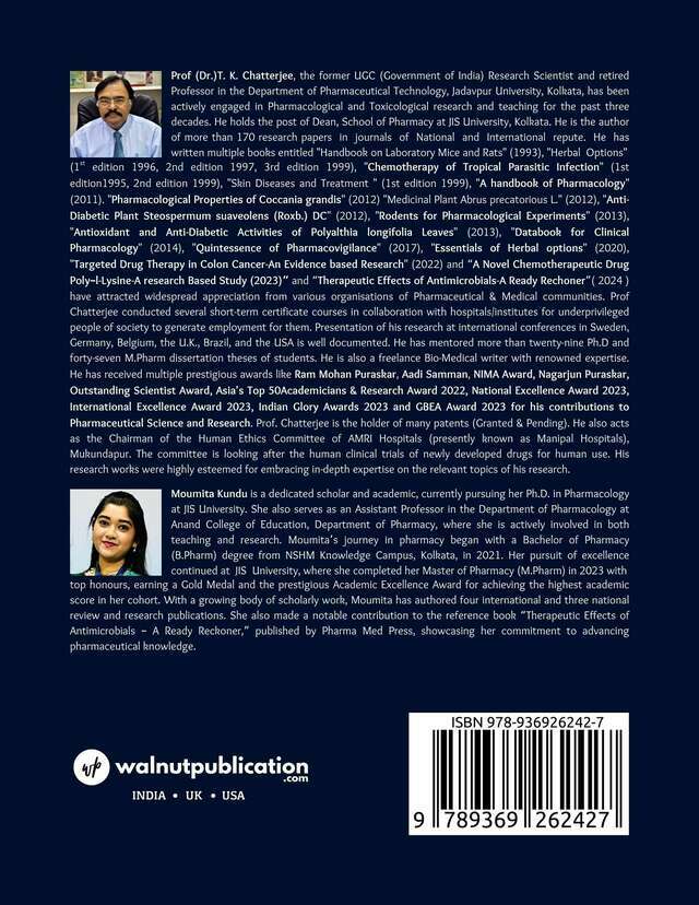 Treasure of Pharmacology back cover view