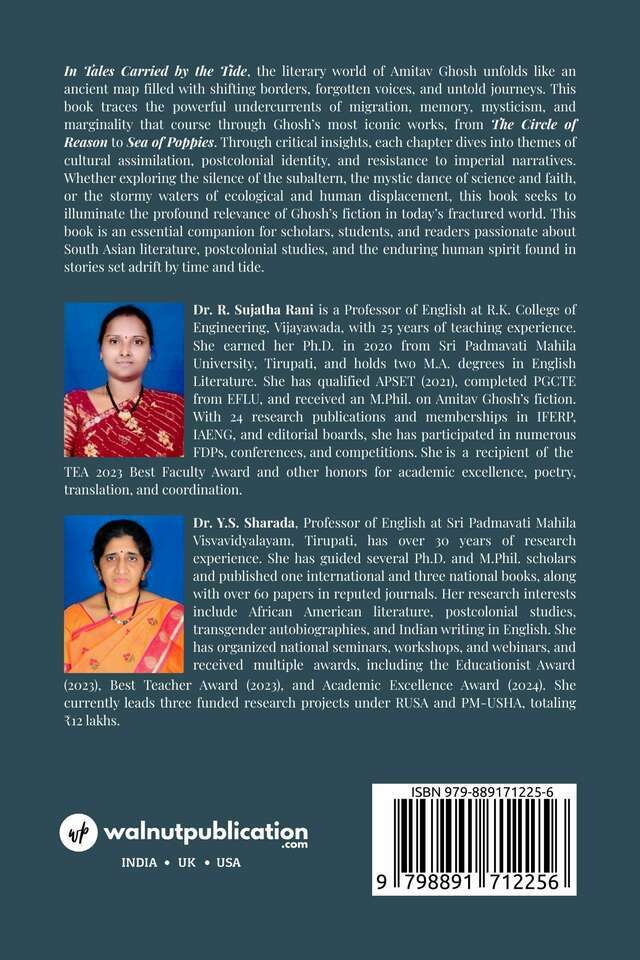 Tales Carried by the Tide: An Exploration of Identity, Displacement, and Resistance in Amitav Ghosh back cover view