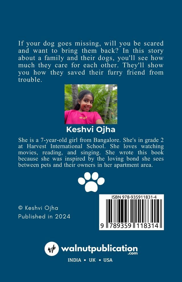 The Lost Dog back cover view