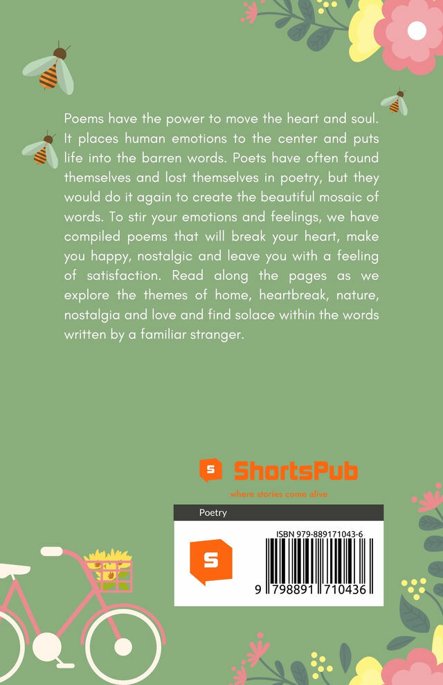 First Flush of Spring: A Collection of Poetry (Volume 1) back cover view