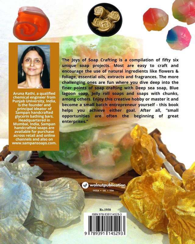 The Joys of Soap Crafting - Melt &amp; Pour - Create Fancy Soaps at Home with Ease back cover view