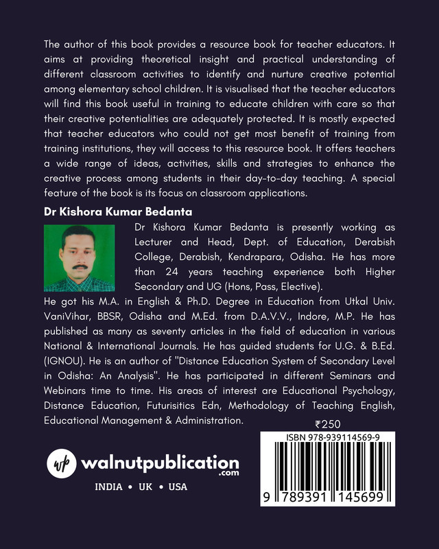 Developing Creativity in Education back cover view