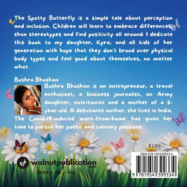The Spotty Butterfly back cover view